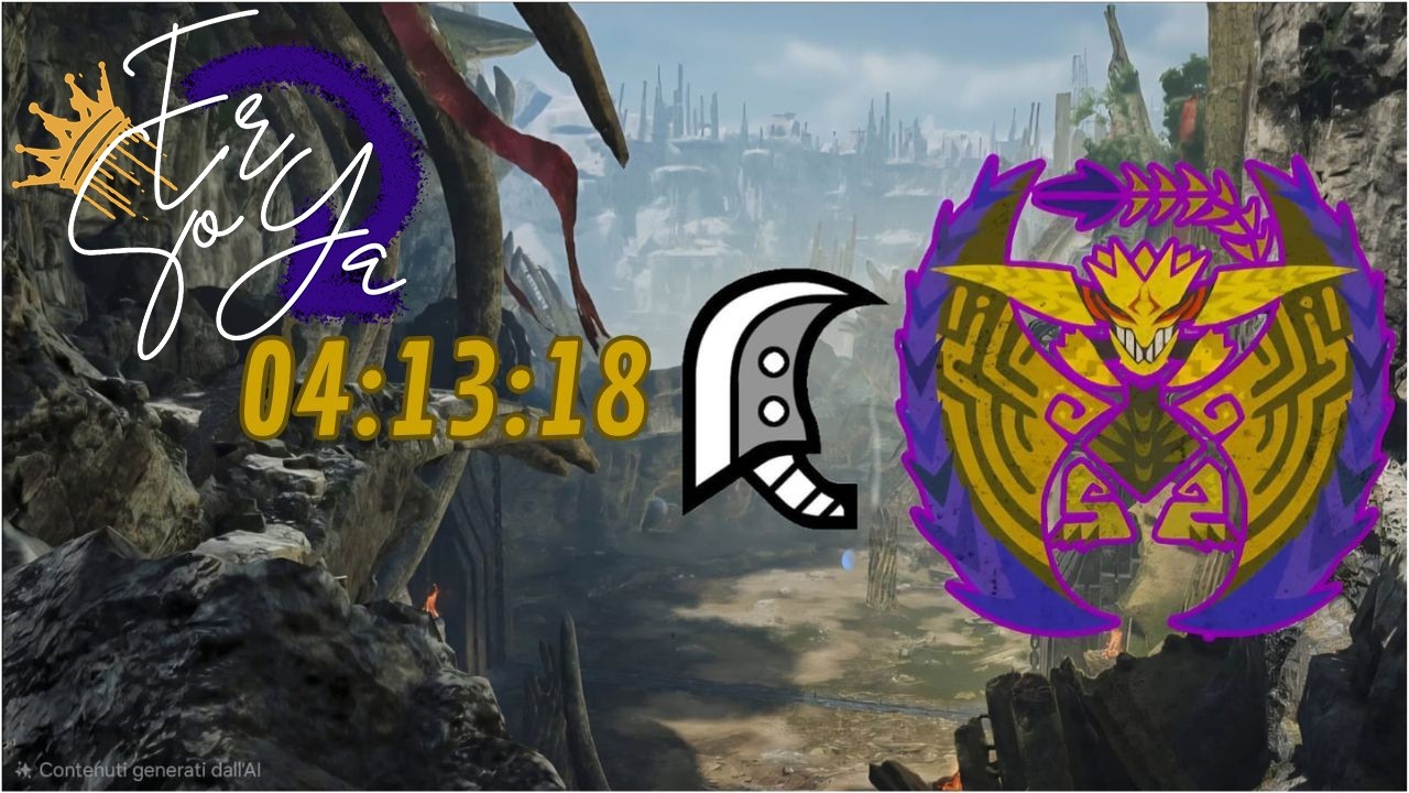 MH Wilds: 9★ 5✦ Tempered Rey Dau - 04:13:18 - GreatSword Solo