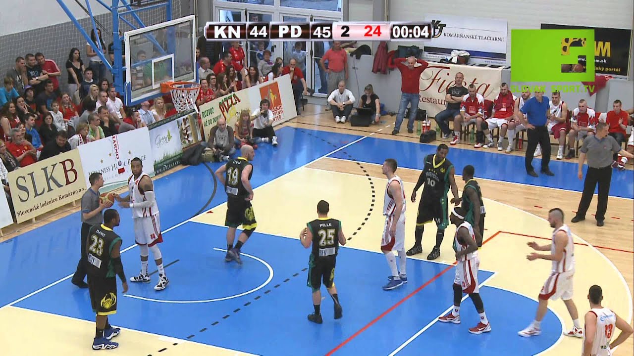 1. Finalovy zapas MBK Komarno a BC Prievidza