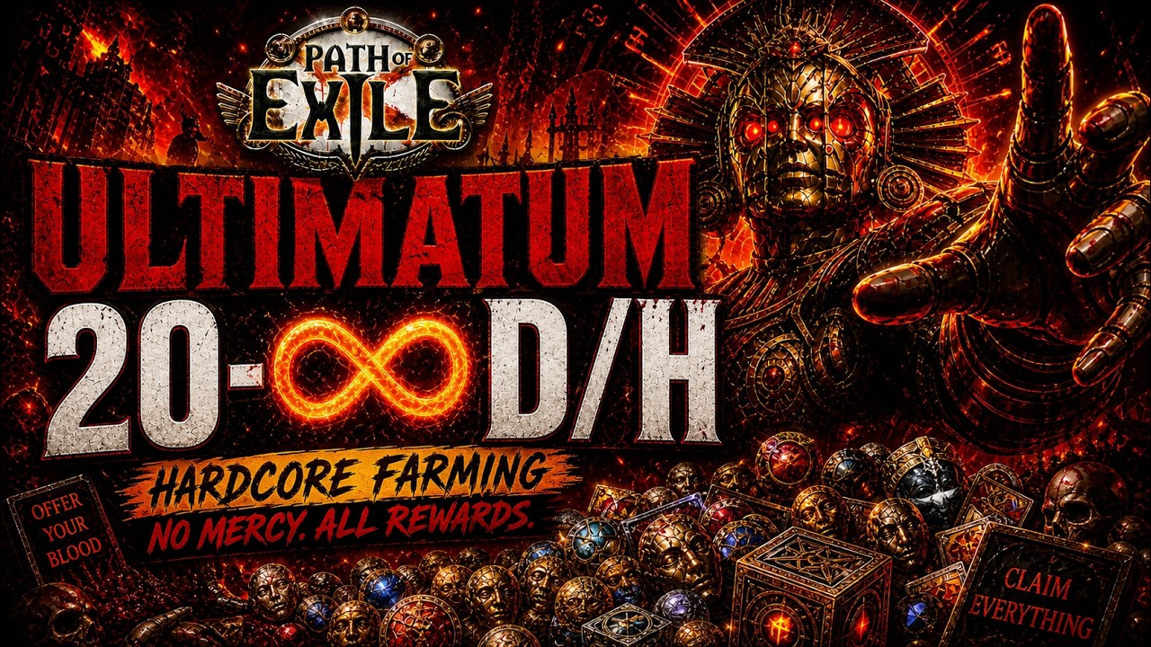 [PoE 3.28] Inscribed Ultimatum Farm | 20+ D\H