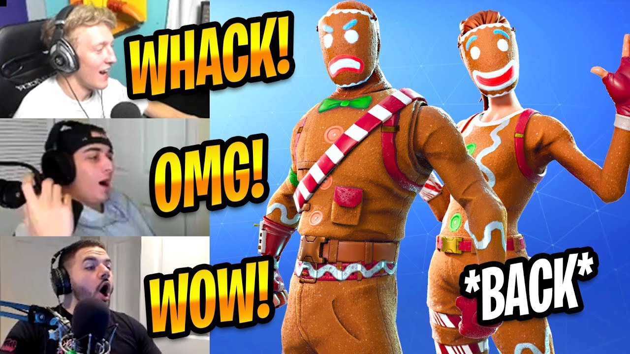 STREAMERS REACT TO MERRY MARAUDER & GINGER GUNNER BACK IN SHOP - Fortnite Best & Funny Moments #264