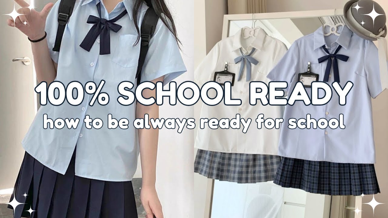 How to be ALWAYS 100% Ready for school 🏫 *no stress and panic*