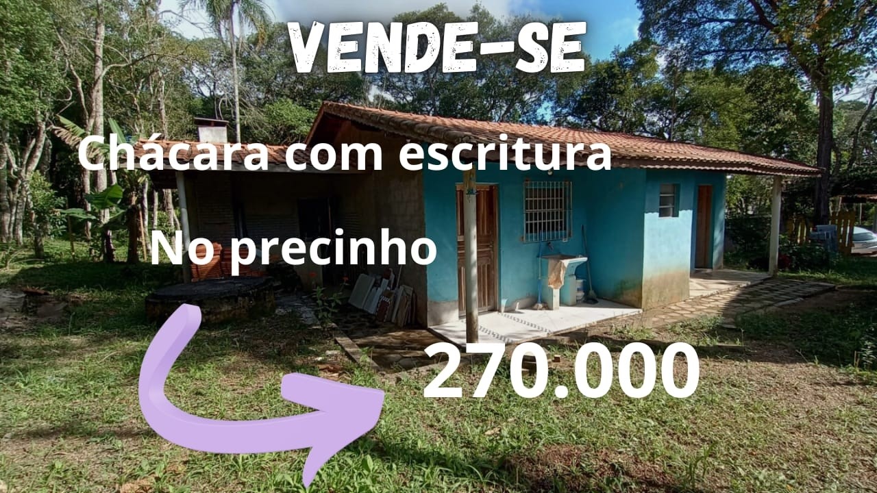 Vende-se chácara com escritura e matricula ótimo preço 270.000 MIL REAIS em Ibiuna SP