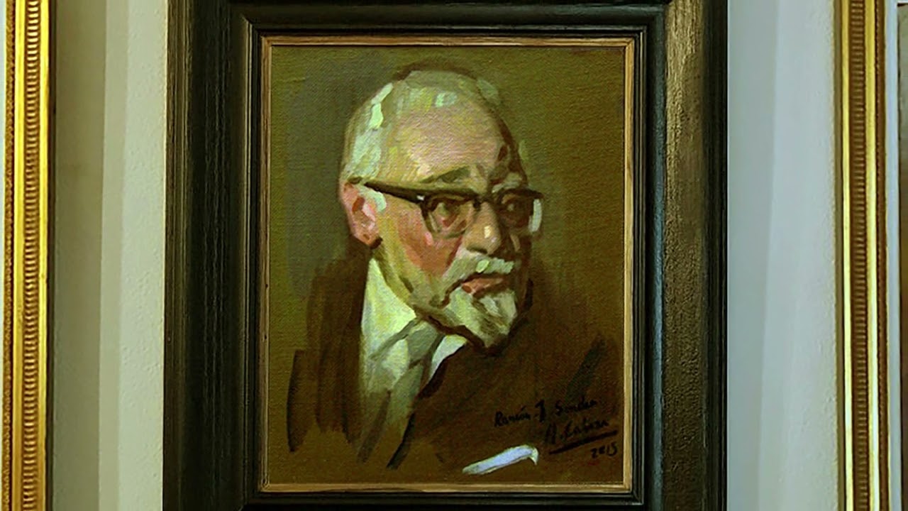 Ram&oacute;n J. Sender - Instituto de Estudios Altoaragoneses de Huesca - Pintor Alejandro Cabeza