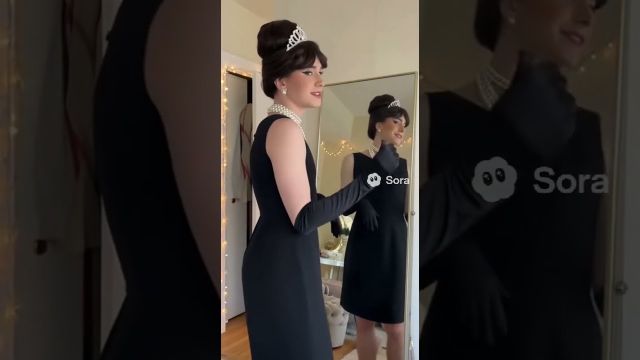 Hello Halloween totally passable as Audrey #mtf #transformation crossdress #makeup #tgirl #boytogirl