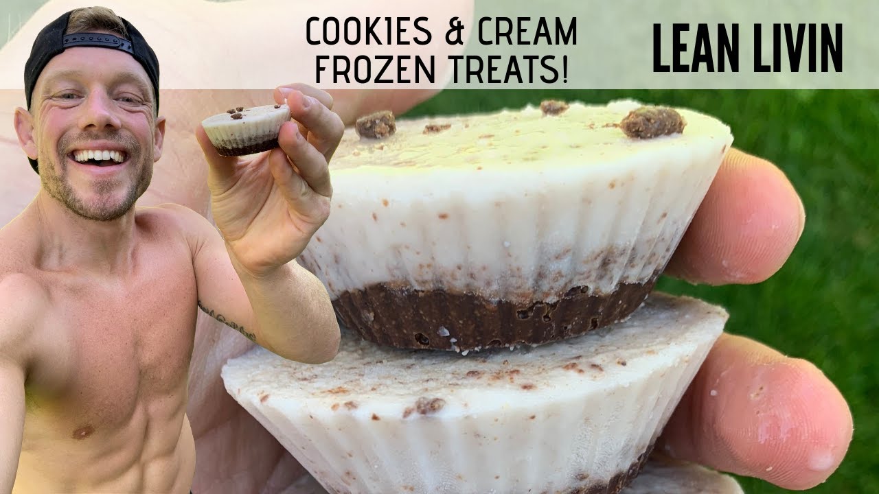 COOKIES & CREAM FROZEN LEAN TREAT (NO BAKE, KETO FRIENDLY, GLUTEN FREE, and VERY TASTY) | LEANSQUAD