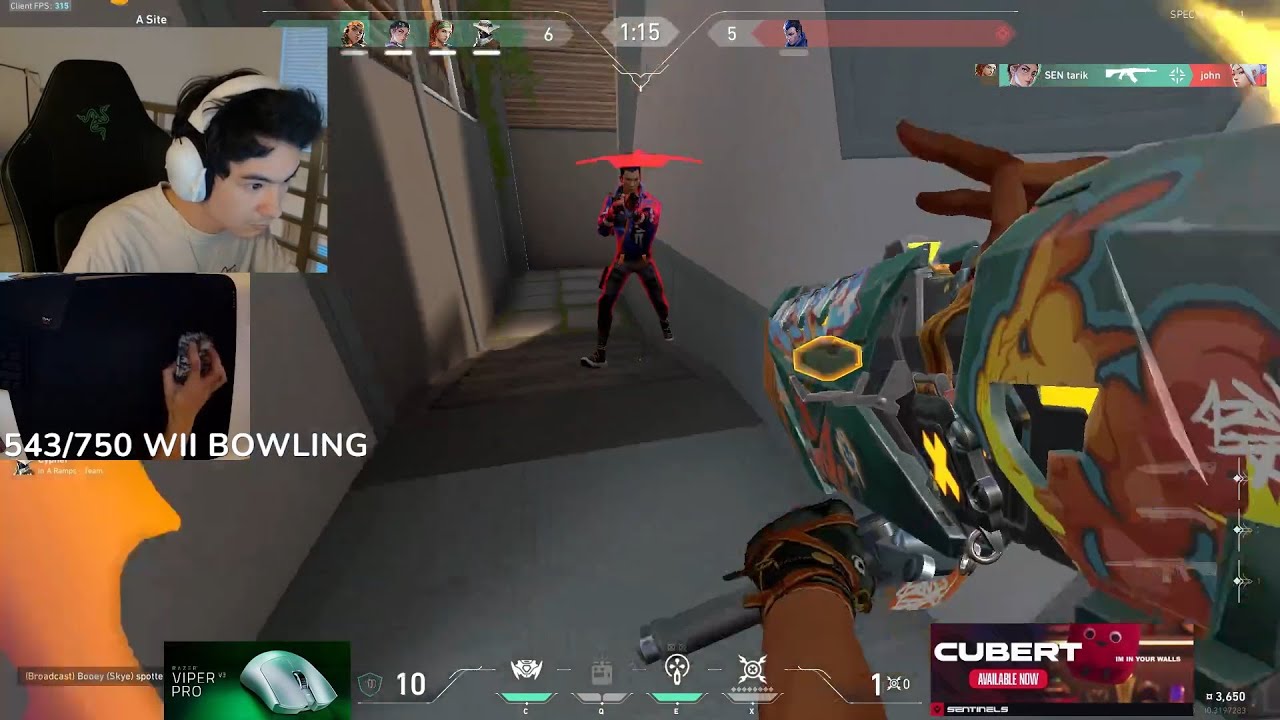 MVP! 25 ELIMS! SEN ZEKKEN RAZE VALORANT RANKED GAMEPLAY [ FULL MATCH VOD ]