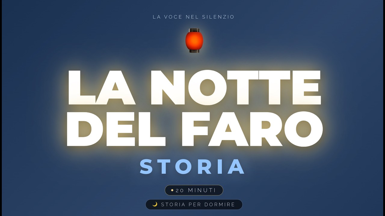 Storia per Dormire 🏮 La Notte del Faro | 432 hz |  Rilassamento Profondo 20 Min