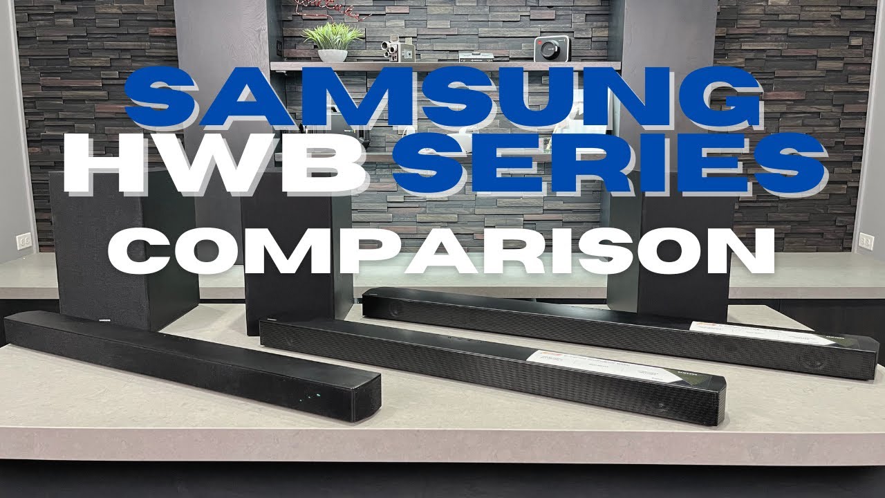 Samsung Soundbar Comparison: HW-B450 vs HW-B550 vs HW-B650