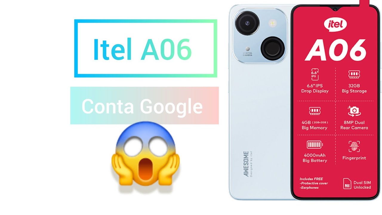 Itel A06 frp conta Google via unlocktool 