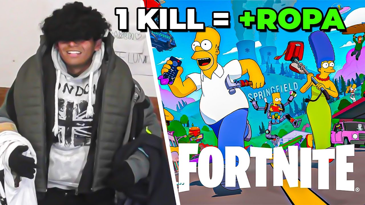 Fortnite Pero POR 1 KILL = MAS ROPA