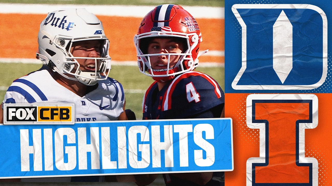 Duke Blue Devils vs Illinois Fighting Illini Highlights 🏈 FOX College Football