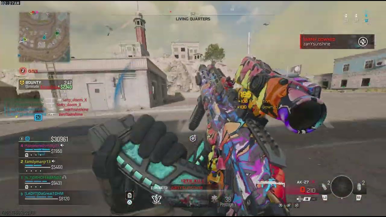 @DRHOFFABANDZ WITH 40 KILLS @DaGreat1DHM WITH 28 KILLS