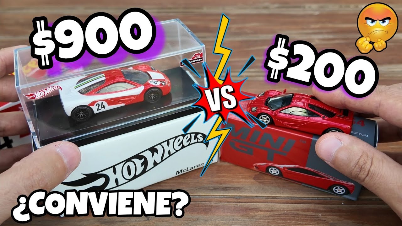¿CUÁL MCLAREN CONVIENE MÁS? MINI GT O EL DEL SALÓN HOT WHEELS DE BRASIL | PEQUEÑO COLECCIONISTA
