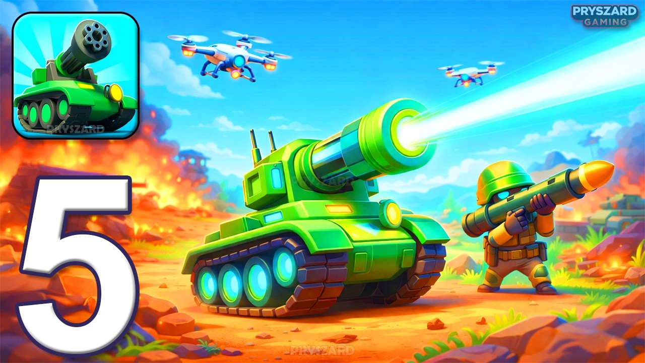 Tank Sniper - Gameplay Walkthrough Part 5 - Tank Gun Sniper Battlefield (iOS, Android)