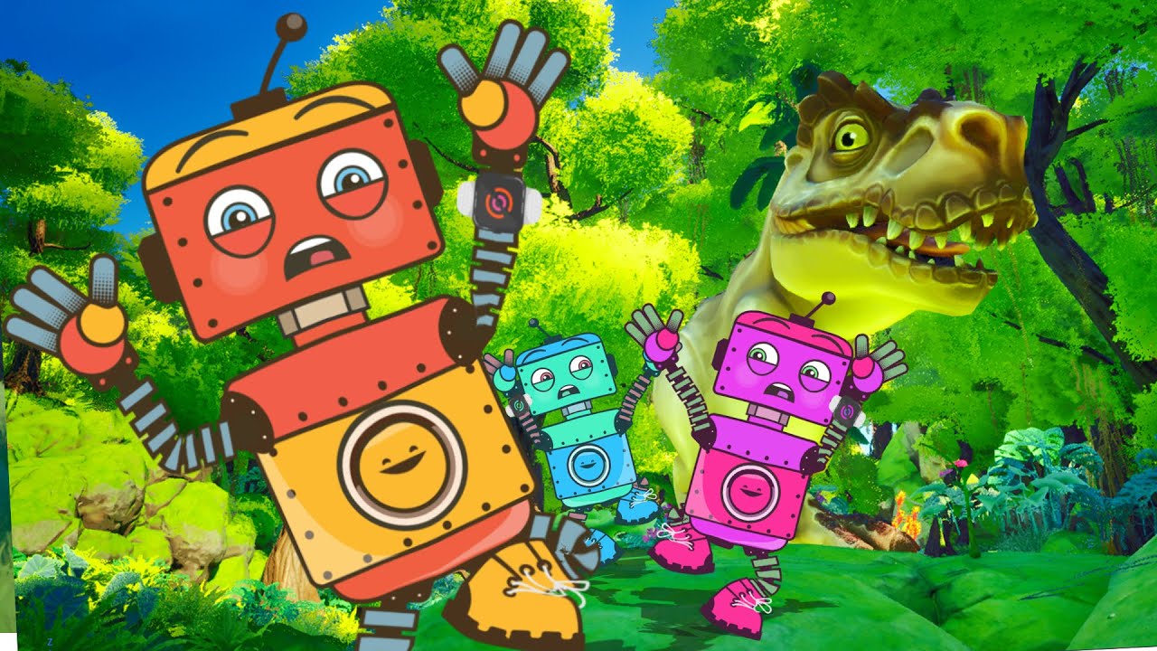 Dino Hunt 2 + 45 Mins of Rusty’s World Songs 🦖 Trains, Robots, Lava & More!