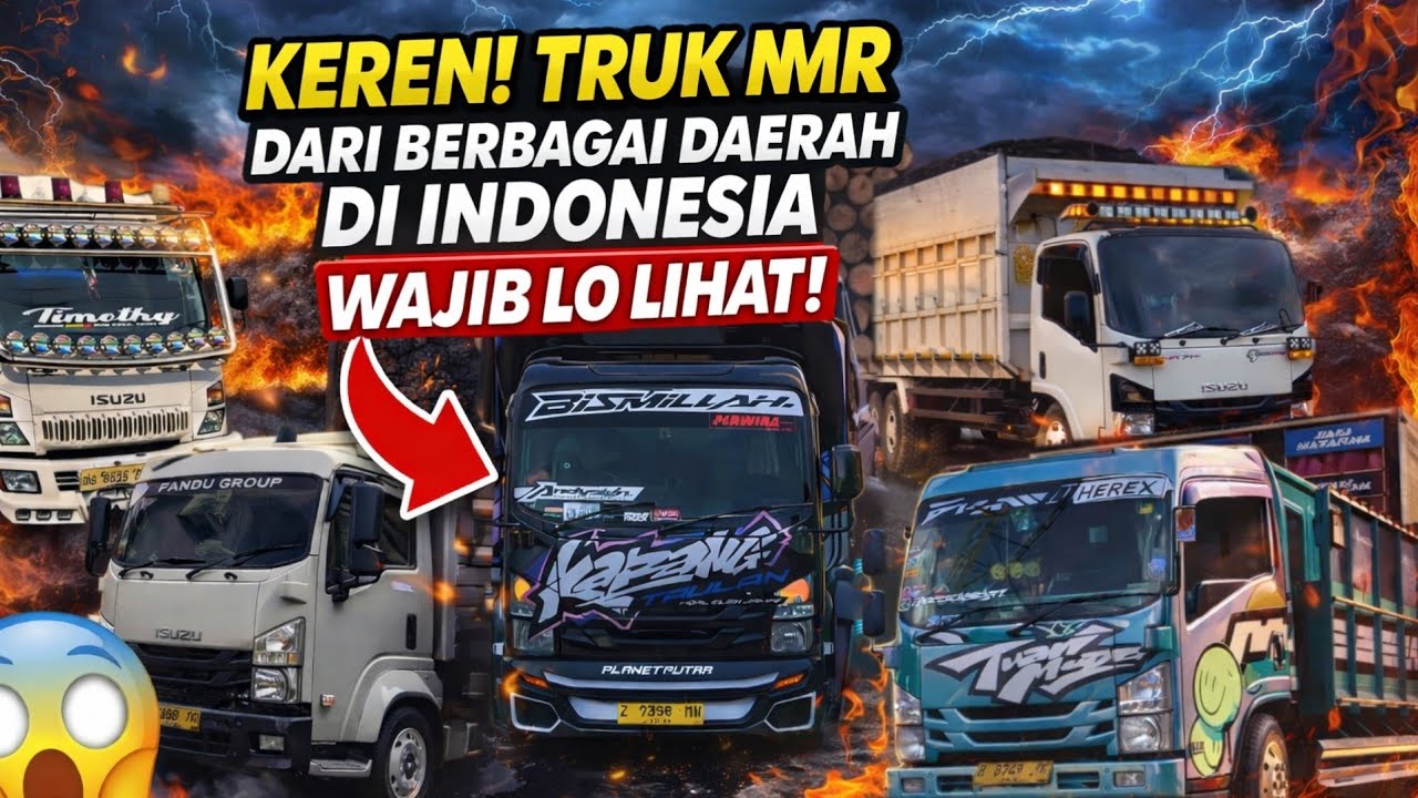 🔥 TRUK NMR TERKEREN DI INDONESIA‼️Style Berbagai Daerah Bikin Melongo😱Wajib Lihat!