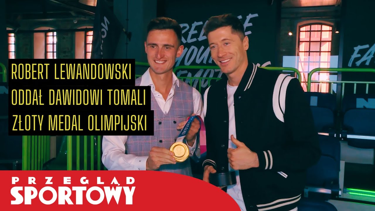 Robert Lewandowski oddał Dawidowi Tomali ZŁOTY MEDAL OLIMPIJSKI za 280 TYS. ZŁOTYCH