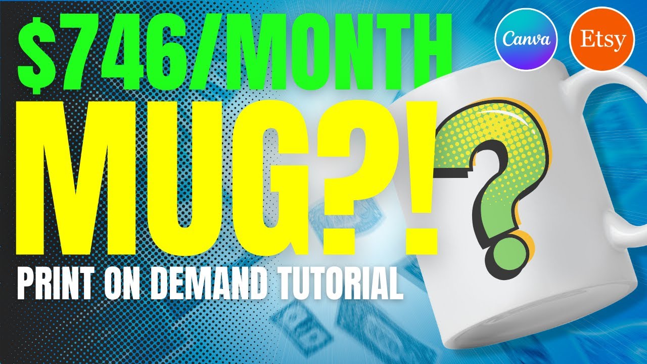 EASILY Make A Bestselling Mug For Your Print On Demand Store | Full Canva and Printify Tutorial