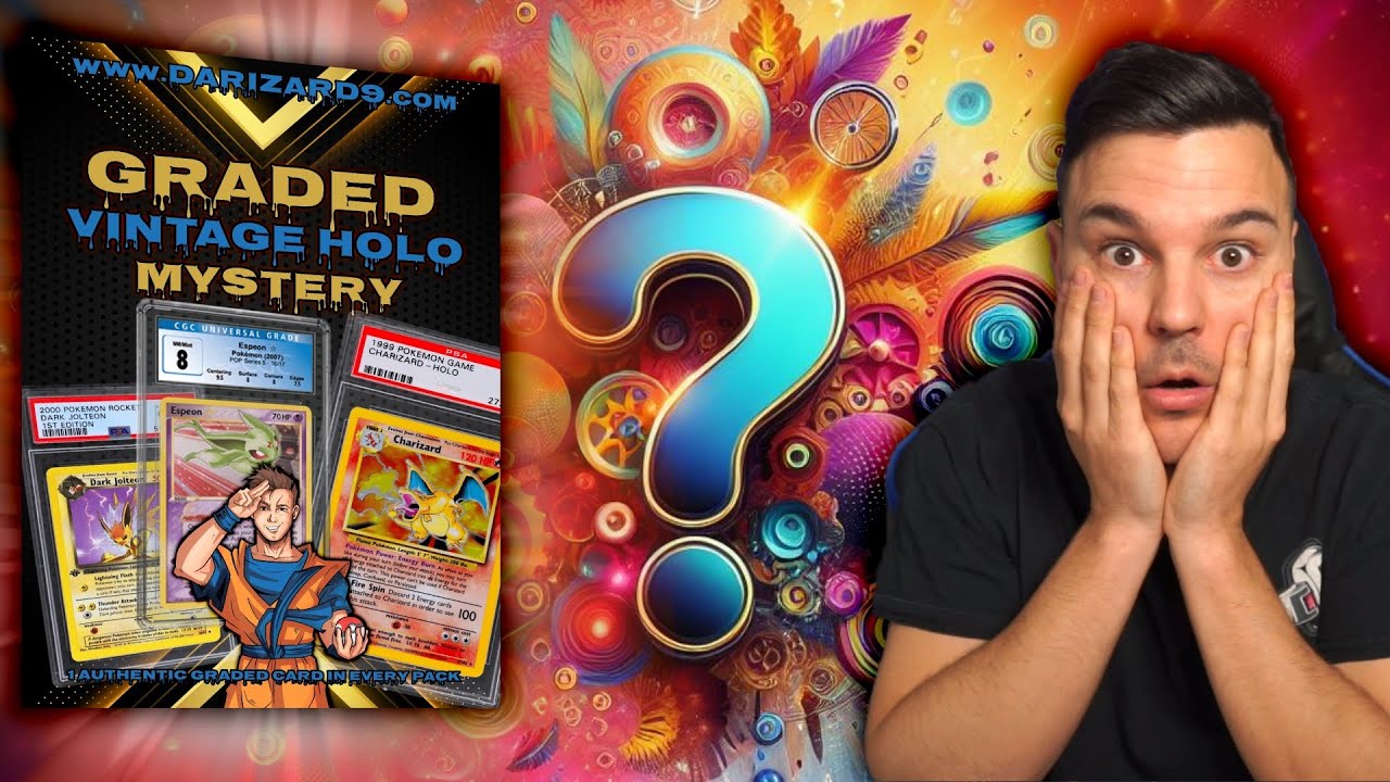 Han Vuelto los MYSTERY Packs de Cartas GRADEADAS PSA Pokemon Holograficas Base Set