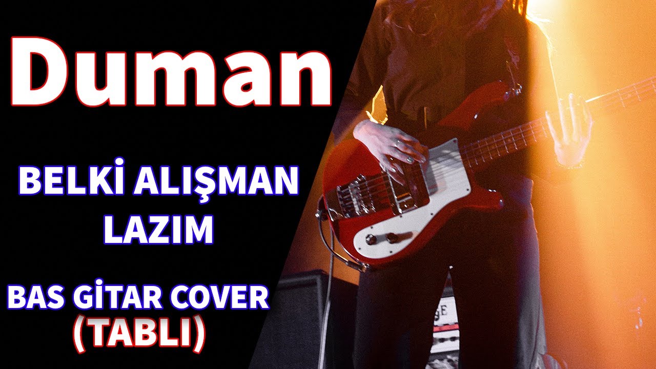 Duman - Belki Alışman Lazım 🎸 (Bass Cover + Tablı İnceleme) #duman #belkialışmanlazım