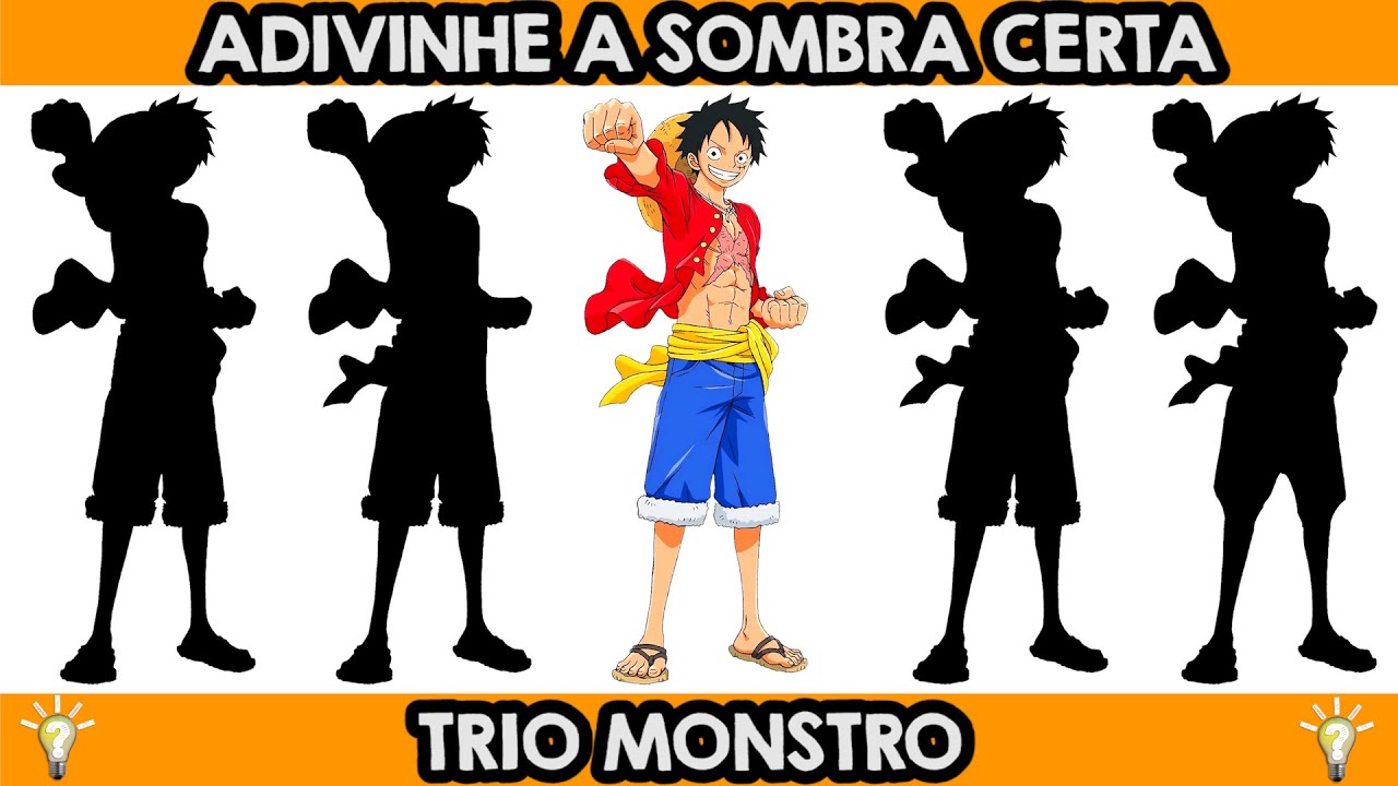 ADIVINHE A SOMBRA CERTA TRIO MONSTRO ONE PIECE! ENCONTRE A SOMBRA VERDADEIRA ONE PIECE (PARTE 3)