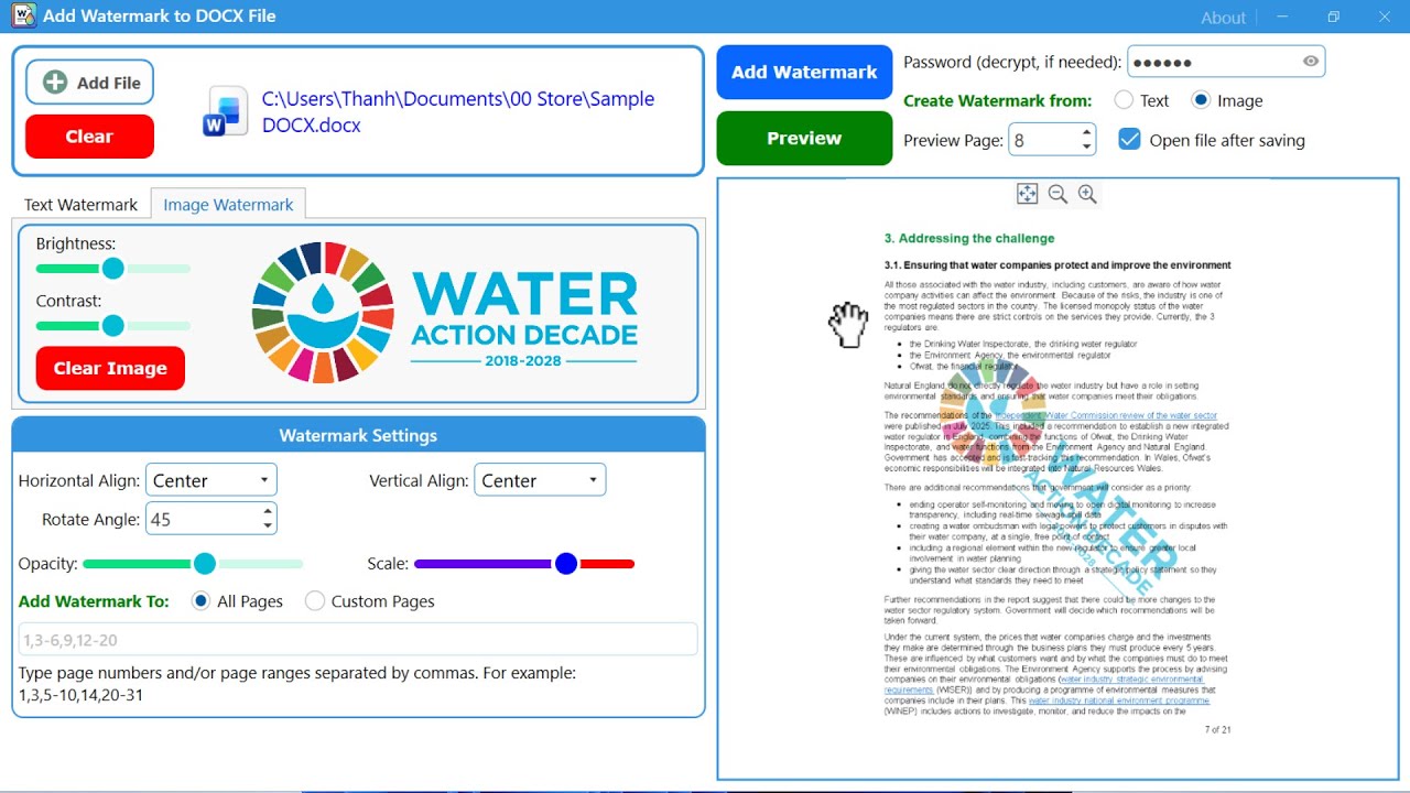 Download Word Watermark Maker - Protecting and Branding Your Documents