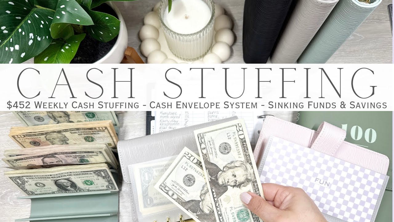Weekly Cash Stuffing $452 | Cash Envelope System | Sinking Funds & Savings Challenges