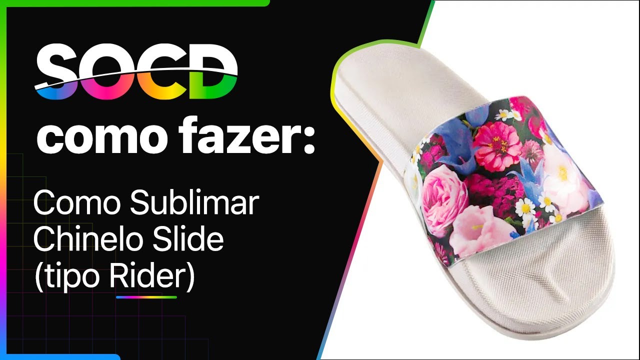 Como Sublimar Chinelos Slide (tipo rider)