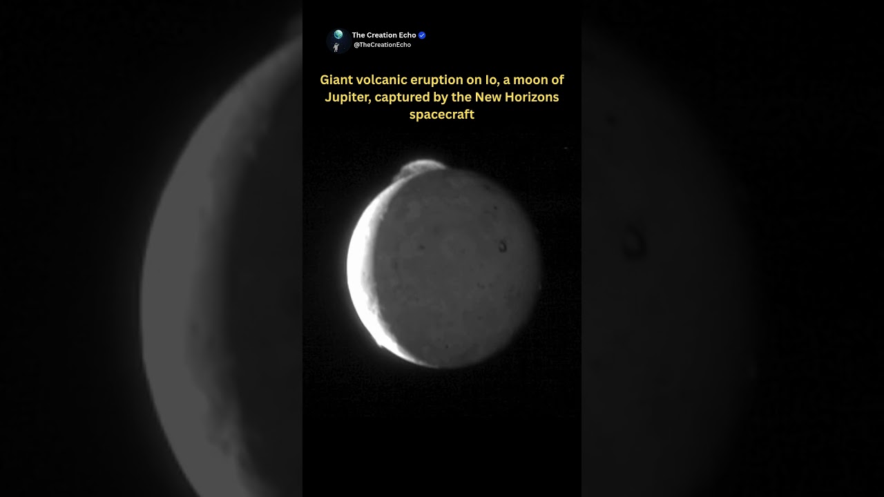 Jaw-Dropping😲 Volcanic Eruption on Jupiter&rsquo;s Moon Io! 🌋🪐l