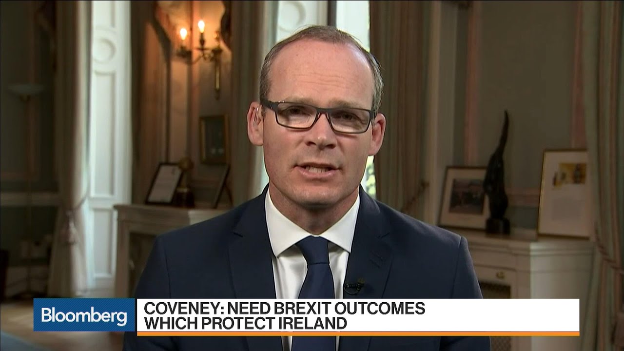 Ireland's Coveney Says U.K. Wants to Have Cake and Eat It