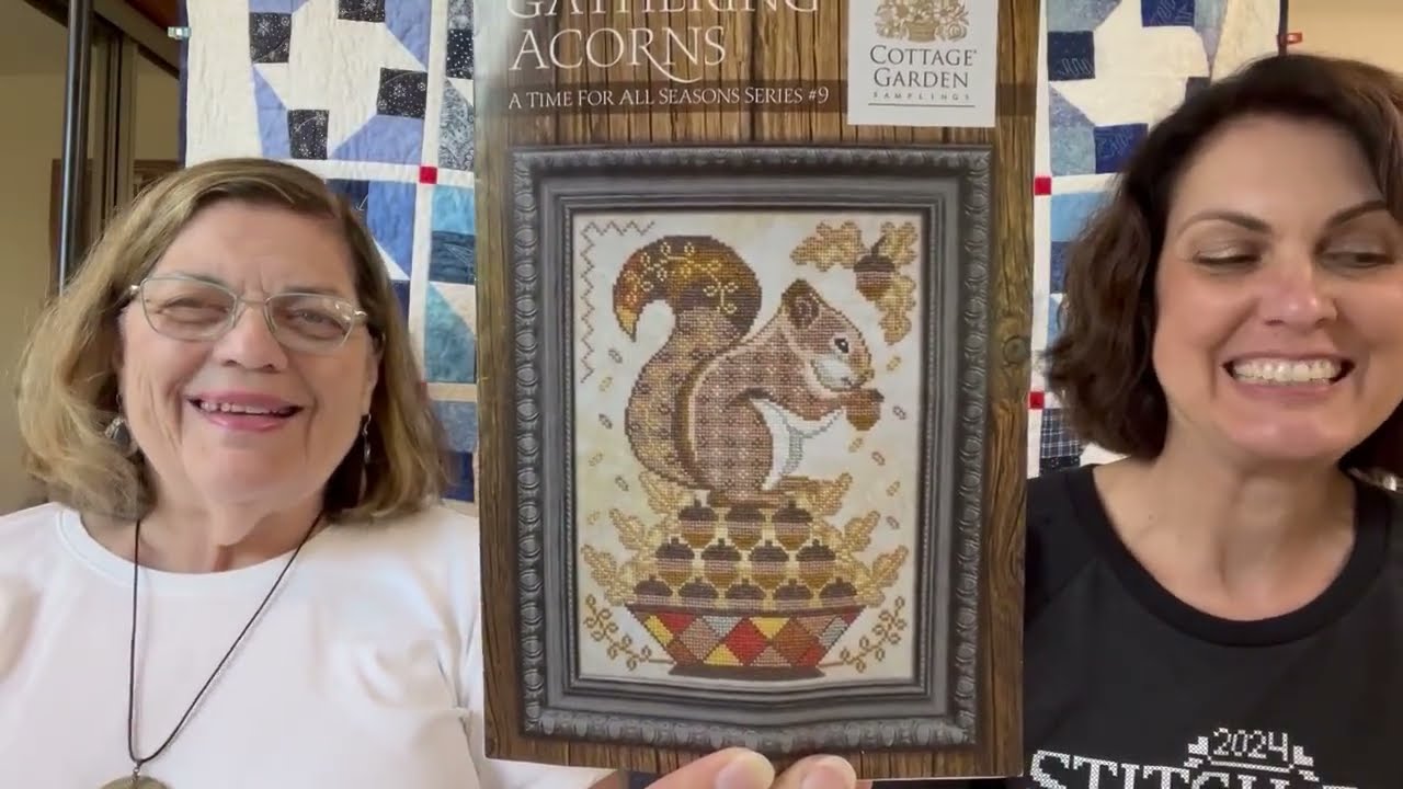Two Tall Stitchers Flosstube 72 - Shopping and Stitching