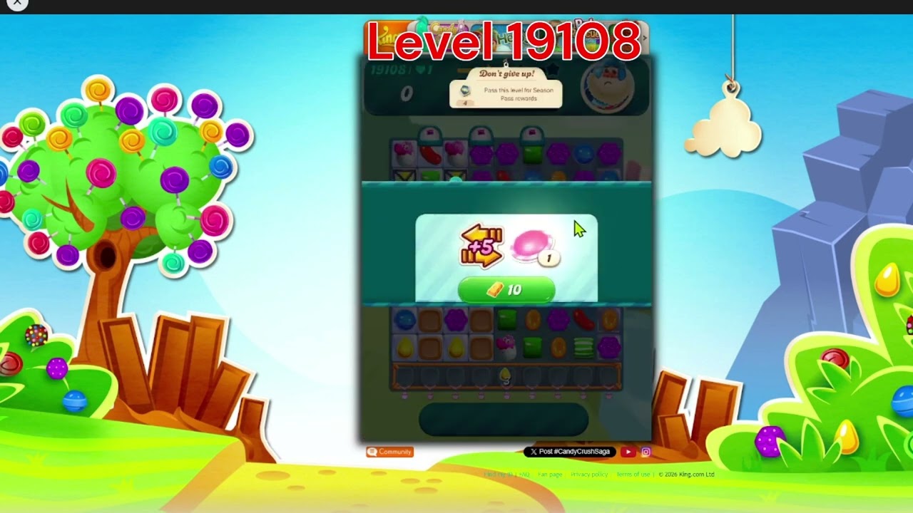 Candy Crush Saga Level 19108
