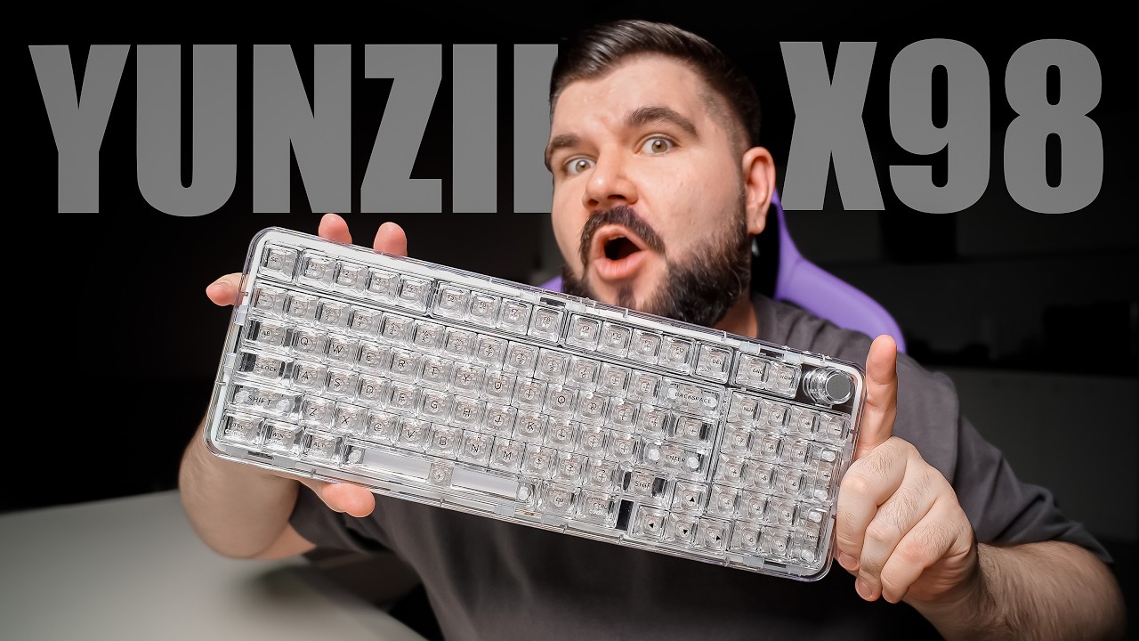 YUNZII X98 - ПРОЗОРА механічна КЛАВІАТУРА, яка реально дивує