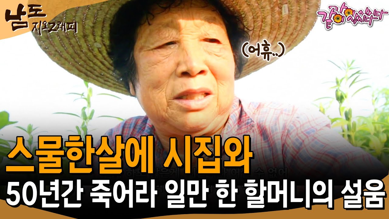 [남도지오그래피] 스물한살에 시집와 50년간 쉬지 않고 죽어라 일만했다.. 이제와 보면 좀 서럽긴 혀.. | KBS 2016.08.02