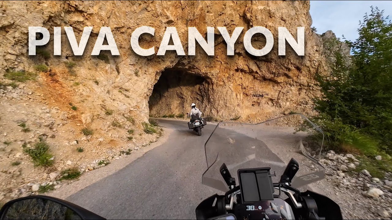 Piva Canyon Montenegro (Pure Sound) 4k | BMW R 1250 GSA | ADV Bumblebee
