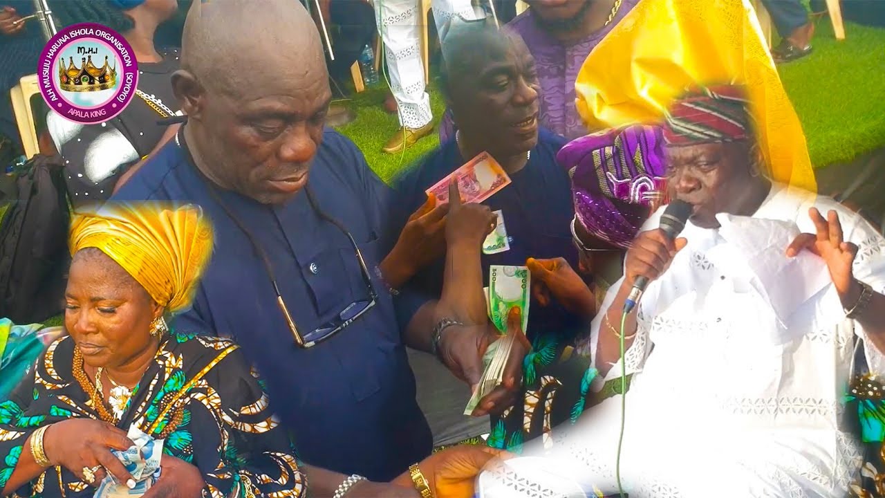 The Apala President , Grace the finnal Burial Ceremony of Late Semiu Onakoya , Omo Adebajo Sun re O.
