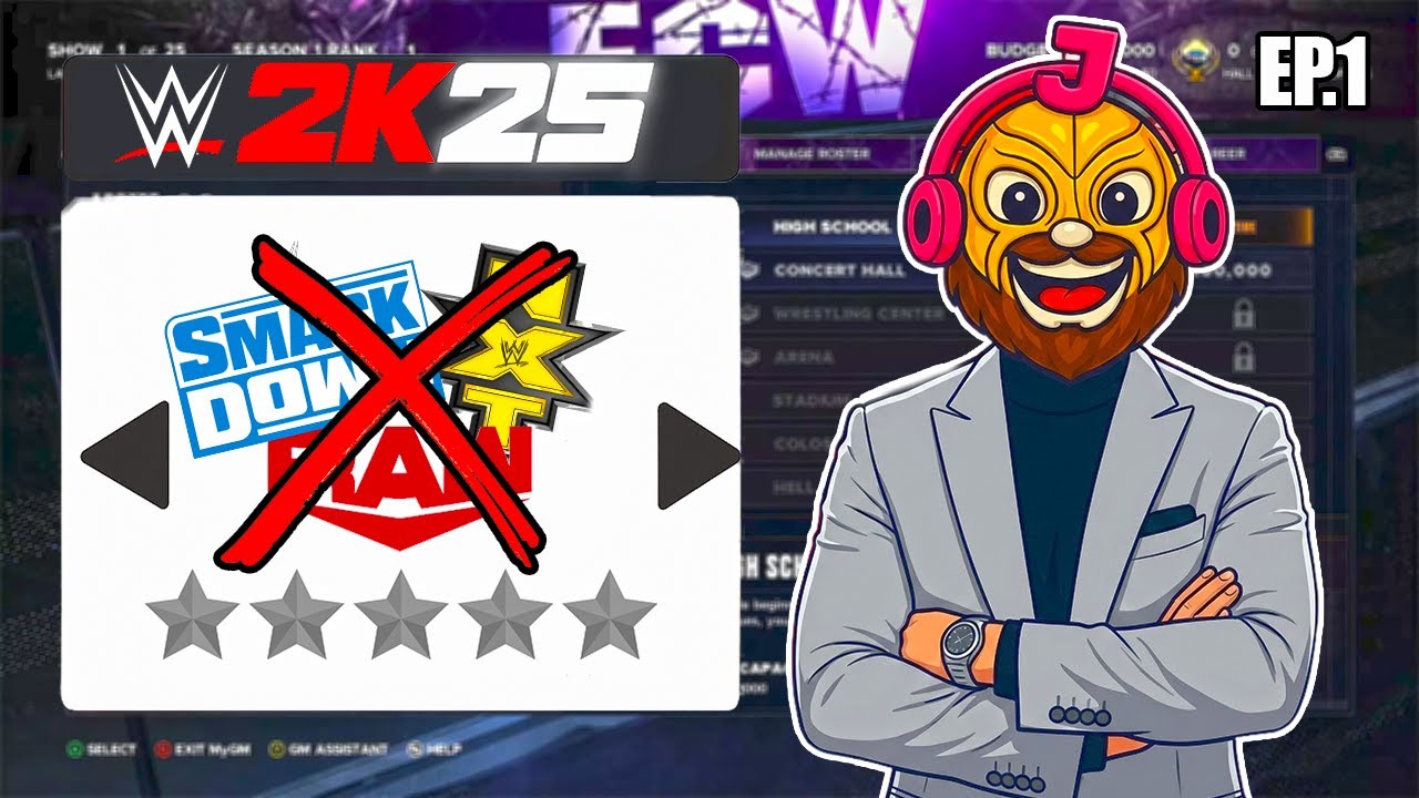 Этот драфт изменил ВСЁ&hellip; | Режим MyGM в WWE 2K25, эпизод 1