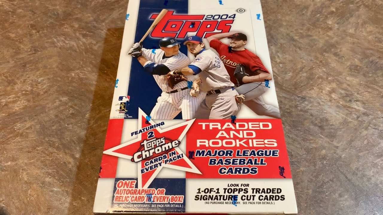 2004 TOPPS TRADED HOBBY BOX OPENING! (Throwback Thursday)