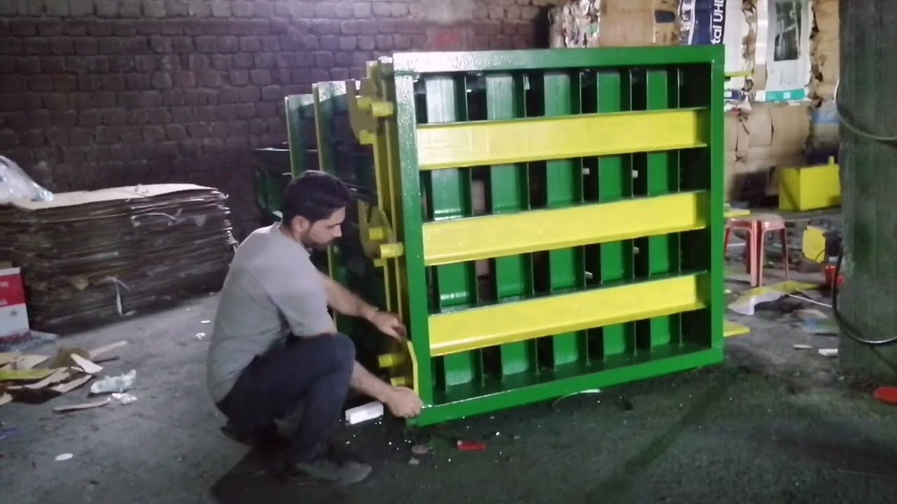 تصنيع مكبس كرتون هيدروليكية kg700 ‌‌  pmp250 bar 115x115x110 cm
