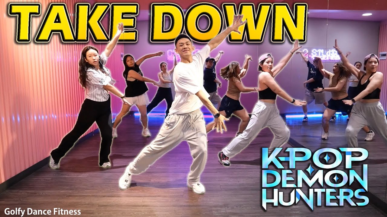 [Kpop Demon Hunters] ‘TAKEDOWN’ - HUNTR/X (TWICE ver.) | Golfy Dance Fitness | คลาสเต้นออกกำลังกาย