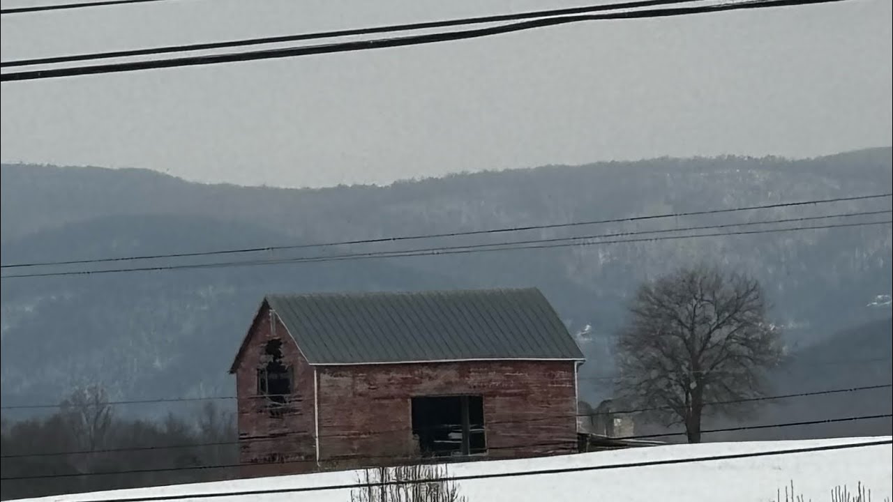 Roadtripping from Harrisonburg to Hanover in the snow