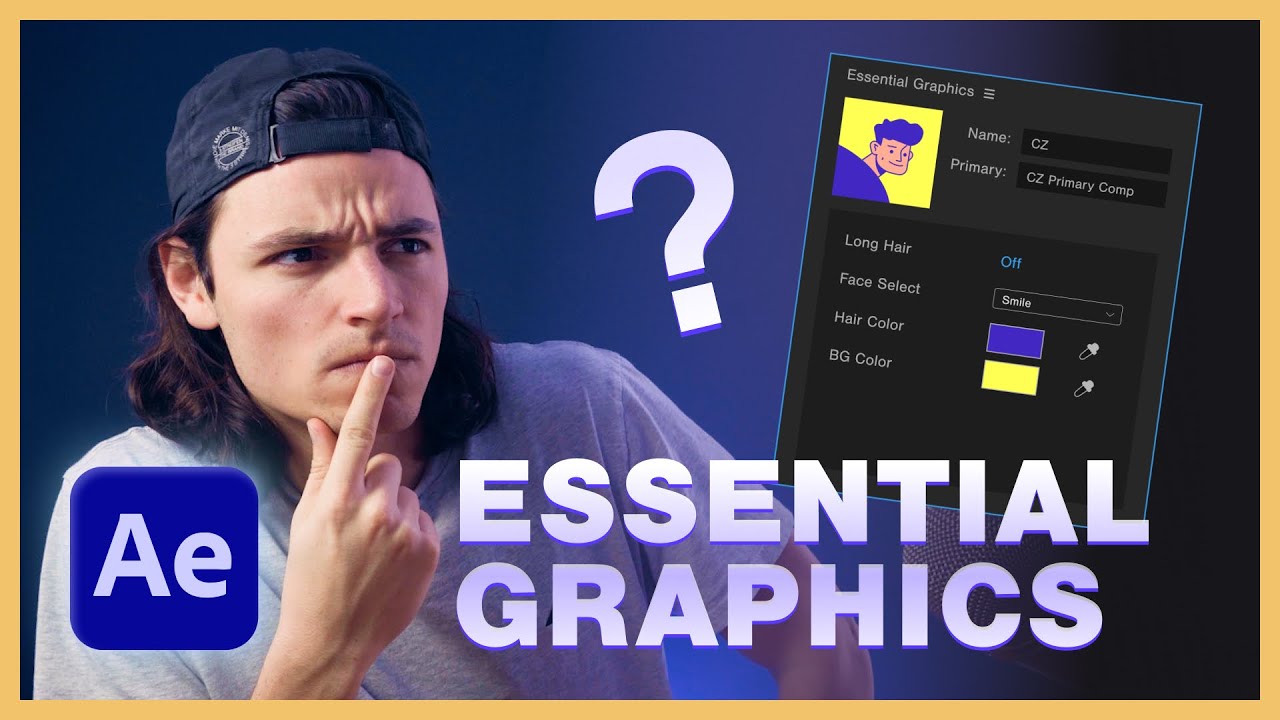 Intro to Essential Graphics - The BASICS (After Effects)