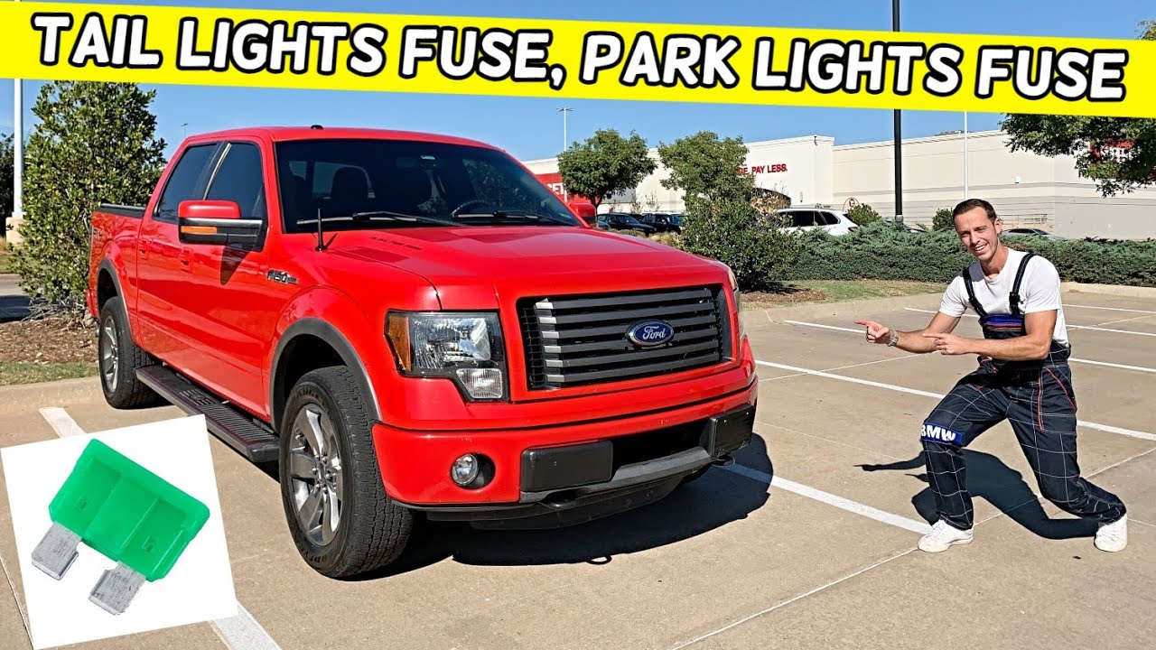 FORD F150 TAIL LIGHTS FUSE LOCATION REPLACEMENT F 150 PARK LIGHTS FUSE 2009 2010 2011 2012 2013 2014