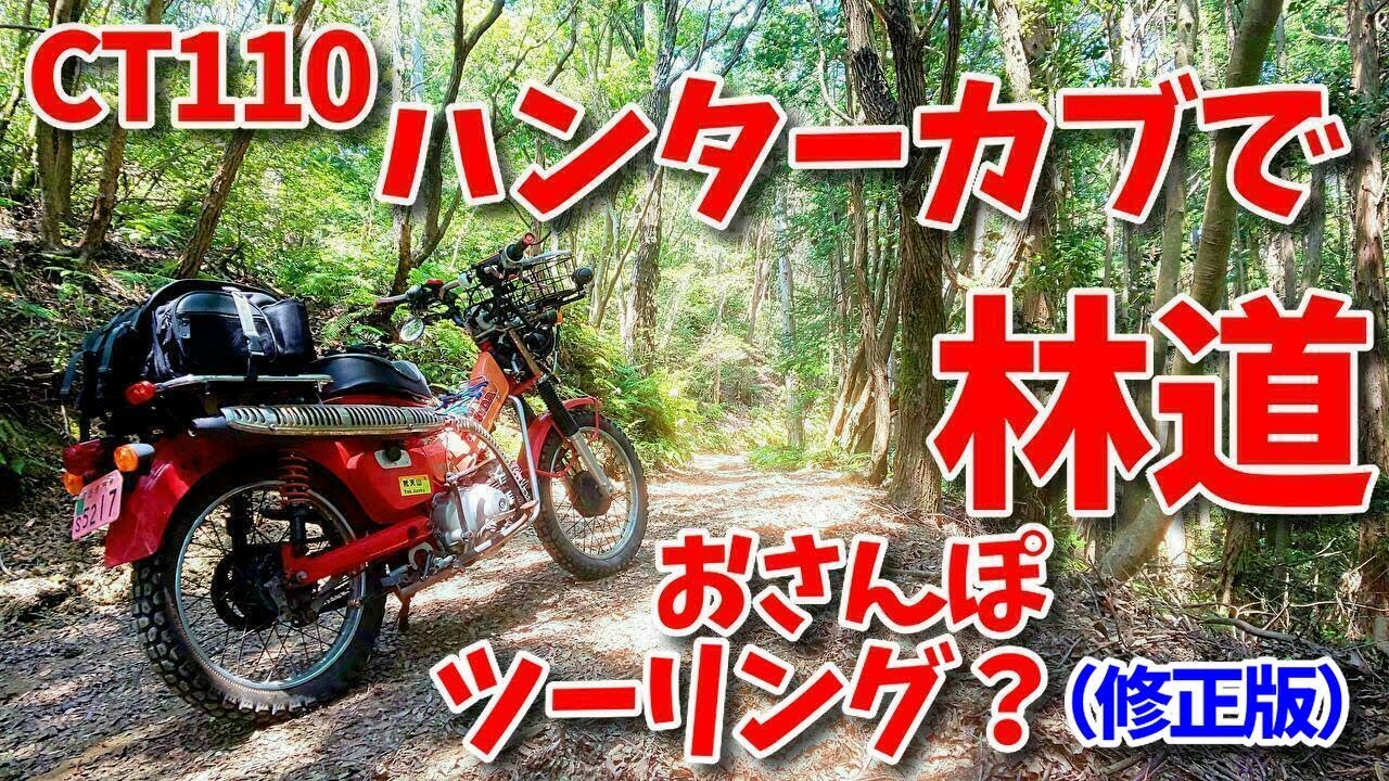 【CT110】ハンターカブで涼を求めて林道おさんぽツーリング（修正版）（ゆっくりまったり行ってみましょう）