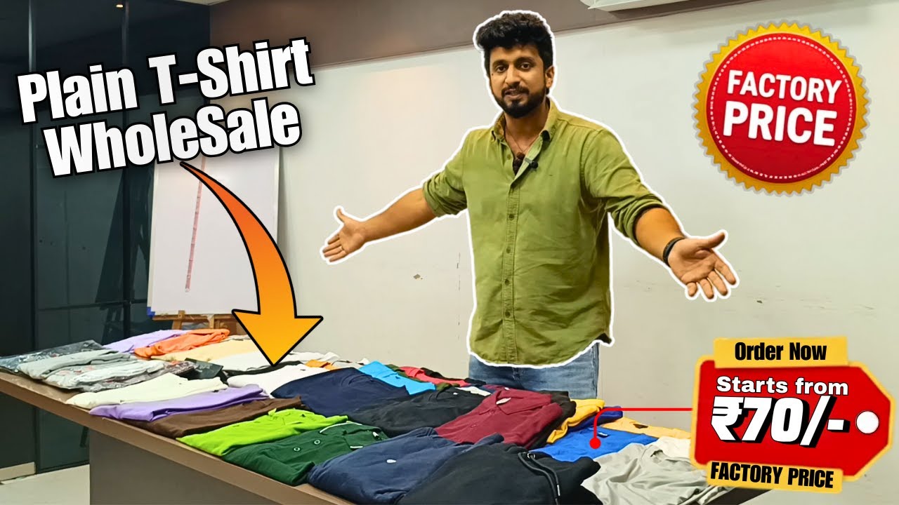 The BEST PLAIN TSHIRT WHOLESALE Deals in Vasai, Mumbai