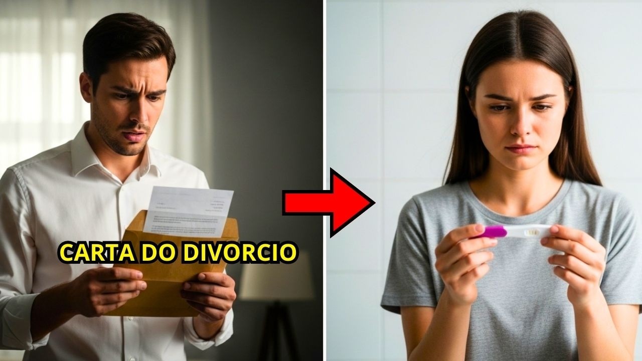 ENTRE LÁGRIMAS, ELA ASSINOU O DIVÓRCIO, RASGOU O TESTE DE GRAVIDEZ E PARTIU. ANOS DEPOIS...