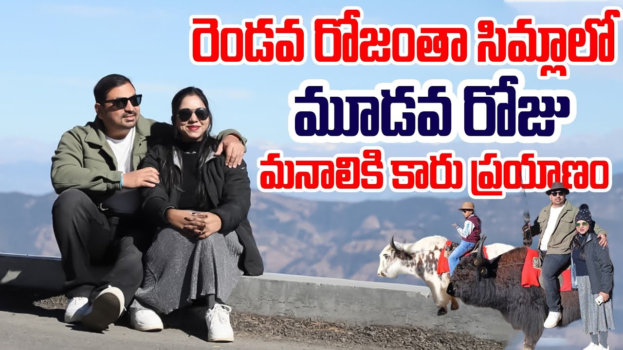 Manali series Part-2 | Day 2 in Shimla | Shimla to Manali Road Journey | Couple vlog|