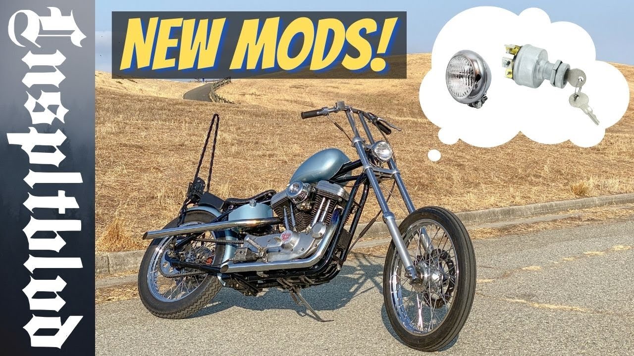 Sportster Build | Замок зажигания с мгновенным запуском и новая фара