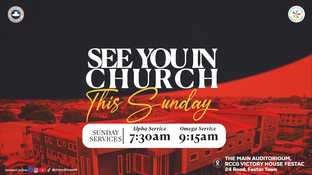 🔥SUNDAY ALPHA SERVICE ✨ | RCCG VICTORY HOUSE FESTAC | 18TH JANUARY 2026