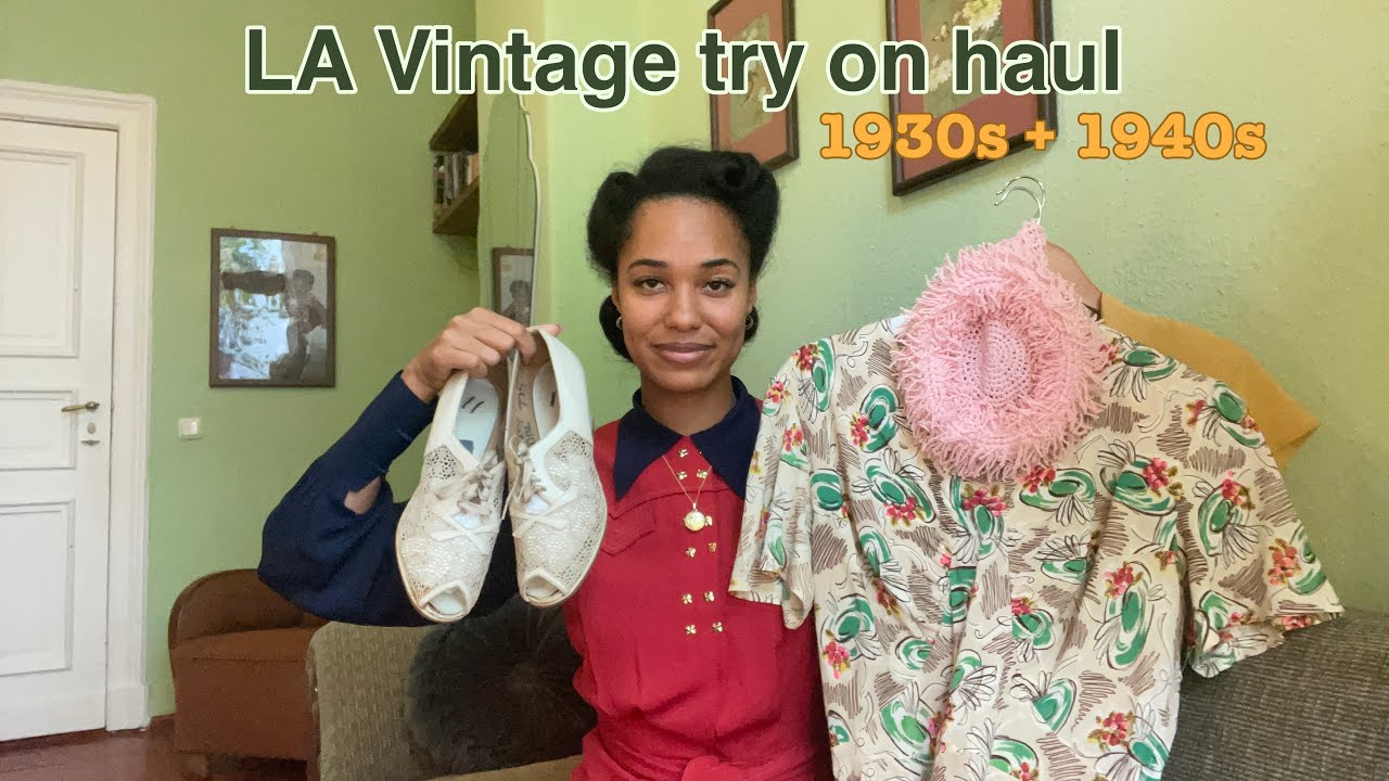 My LA vintage finds + try on